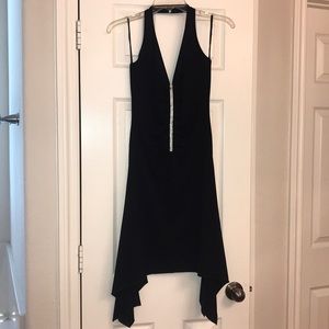 Brand new, never been worn, black halter dress.